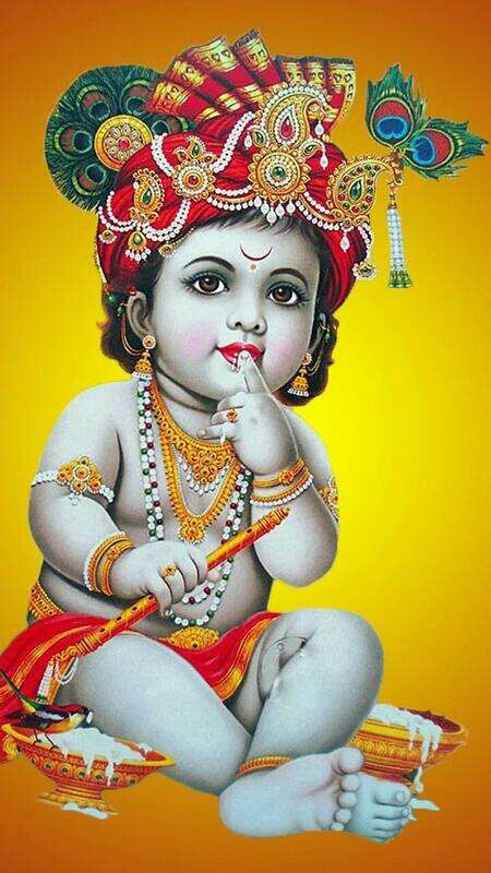 Bhagwan Krishna Baby Wallpaper