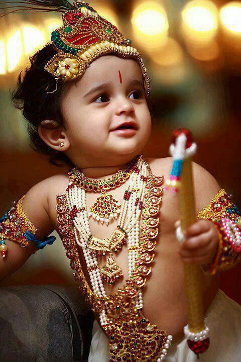 Bhagwan Krishna Child Baby Photo Image