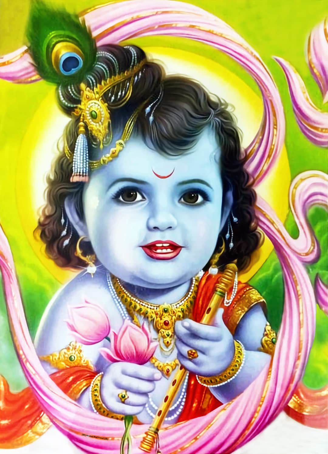 Real Baby Krishna Images for Whatsapp DP in HD