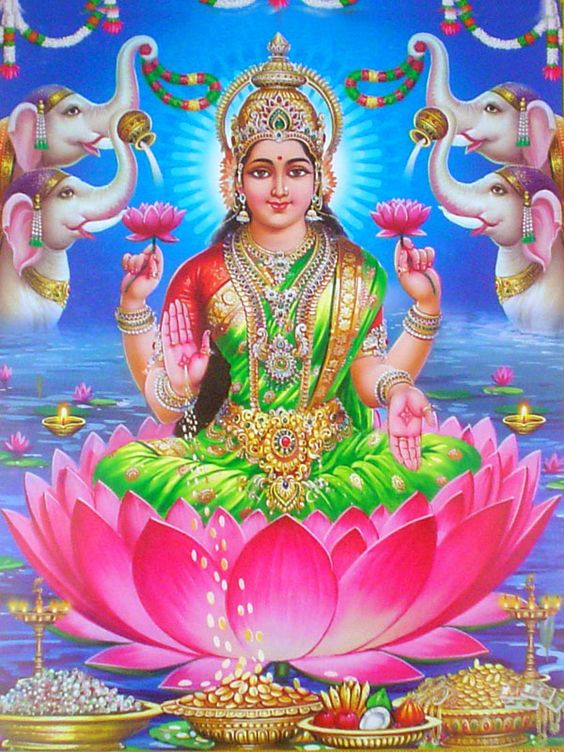 Picture of Goddess Lakshmi Devi Photo Image
