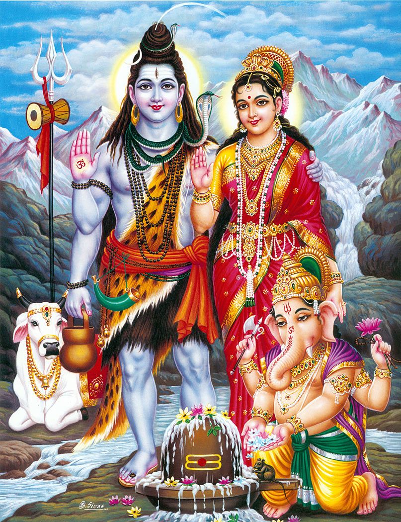 Divinity God Shiva Gauri Ganesh Kartikeya Images Photo Free Download