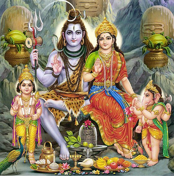 Divinity God Shiva Gauri Ganesha Subramanya Images Hd Free Download
